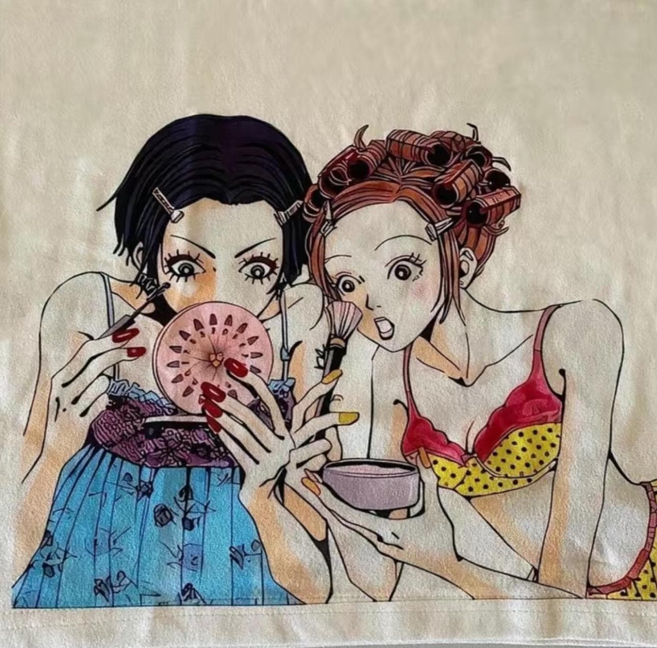 Nana Hachi Anime Art Print Tank Tops Nana and Hachi Kuromi