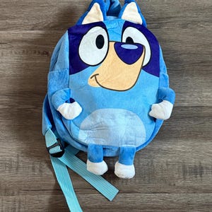 Mochila oficial 3D de Bluey para niños, para la vuelta al cole, para niños pequeños
