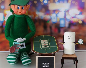 Elf 911 Poker Night Printable Set