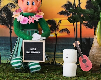 Elf 911 Printable Christmas in Hawaii "Mele Kalikimaka" Kit