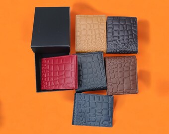 Handmade Cowhide Leather Men's Wallet: Stylish Everyday Carry