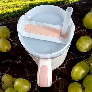 Rose Quartz 40oz Tumbler: V VENTURE H2.o Quencher Drinkware image 2