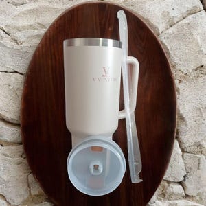 Rose Quartz 40oz Tumbler: V VENTURE H2.o Quencher Drinkware image 6