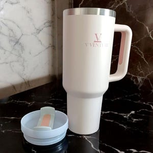 Rose Quartz 40oz Tumbler: V VENTURE H2.o Quencher Drinkware image 7