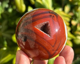Gorgeous Sardonyx Sphere | Sardonyx Crystal | High Quality Sardonyx | Banded Sardonyx | No. 10