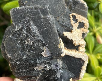 Dark Purple Cubic Fluorite Cluster | Purple Fluorite Crystal | Purple Specimen | No.1