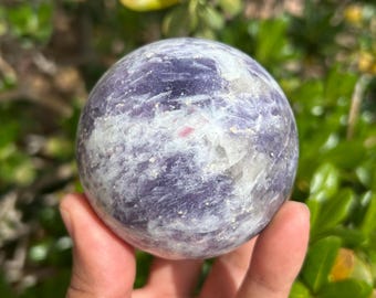 45 Mm Sparkling Unicorn Stone Sphere! Unicorn Stone Sphere. Pink
