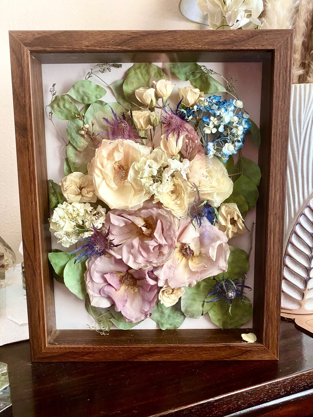 Shadow Box Flower Preservation, Bouquet Preservation, Wedding Keepsakes