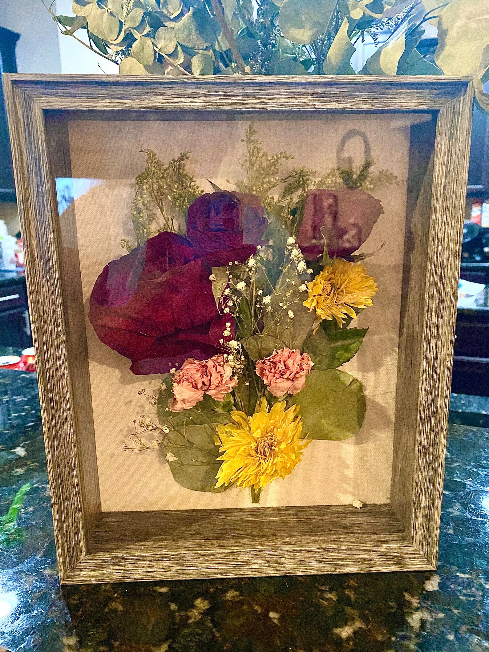 Shadow Box Flower Preservation, Bouquet Preservation, Wedding Keepsakes