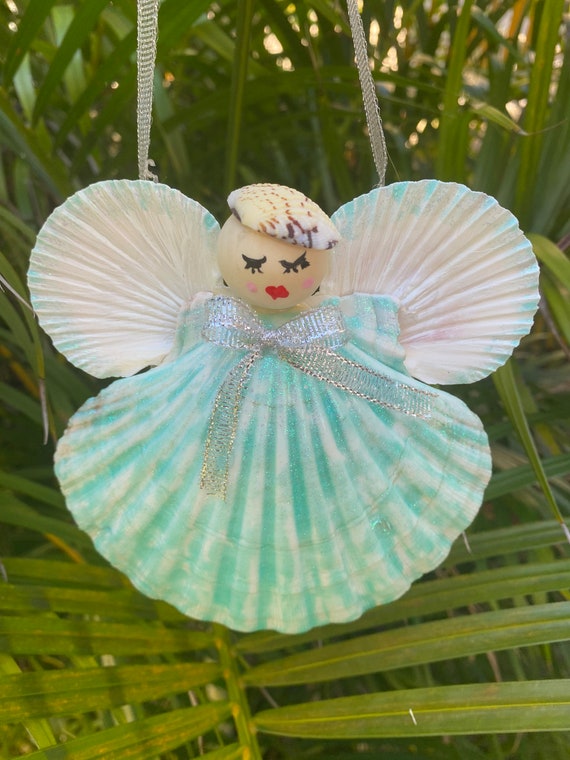 Seashell Angel Hanging Ornament Door Hanging Ornaments. Etsy