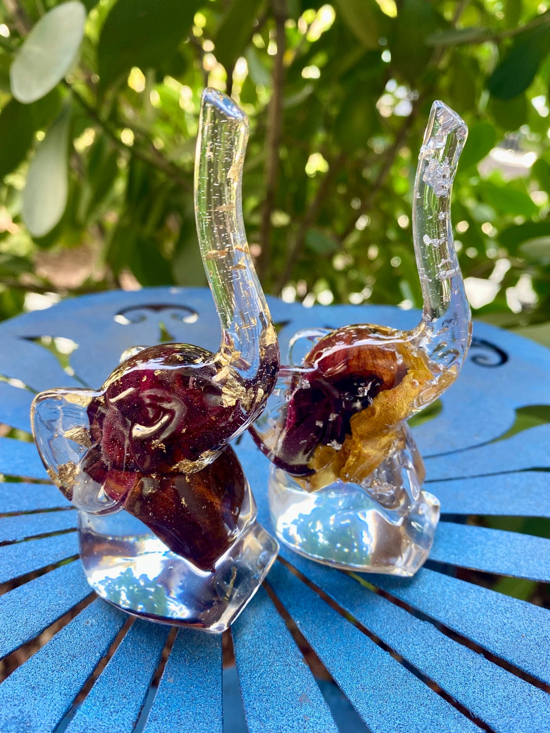 Custom Ring Holder Ring Tree With Preserved Flowers Bridal Etsy