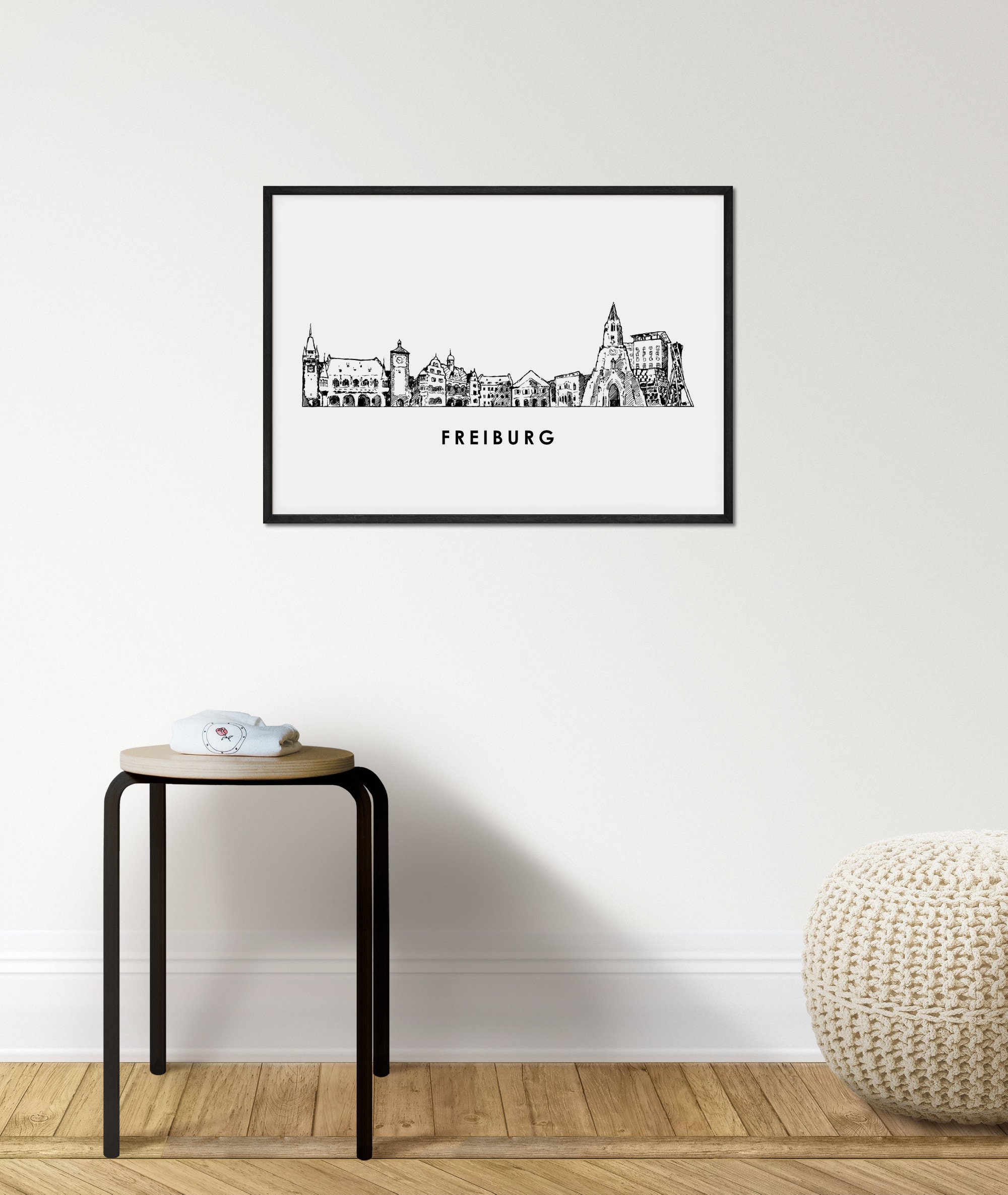 Freiburg Skyline Poster, Wall Art, Minimalist Poster, Drawing, Germany,  Landmarks - Etsy