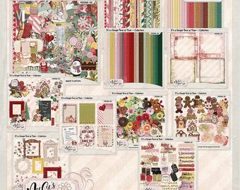 It's a Ginger Time of Year Digital Scrapbooking bundle