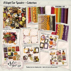 A Night for Spook's Digital Scrapbook Kit