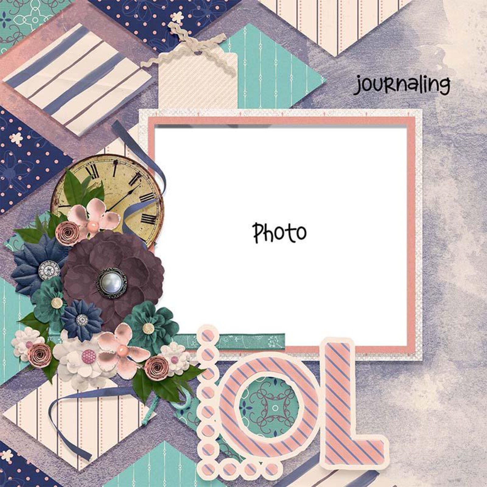 Remember When Quick Pages-12x12 PNG Papers, Digital Scrapbooking - Etsy