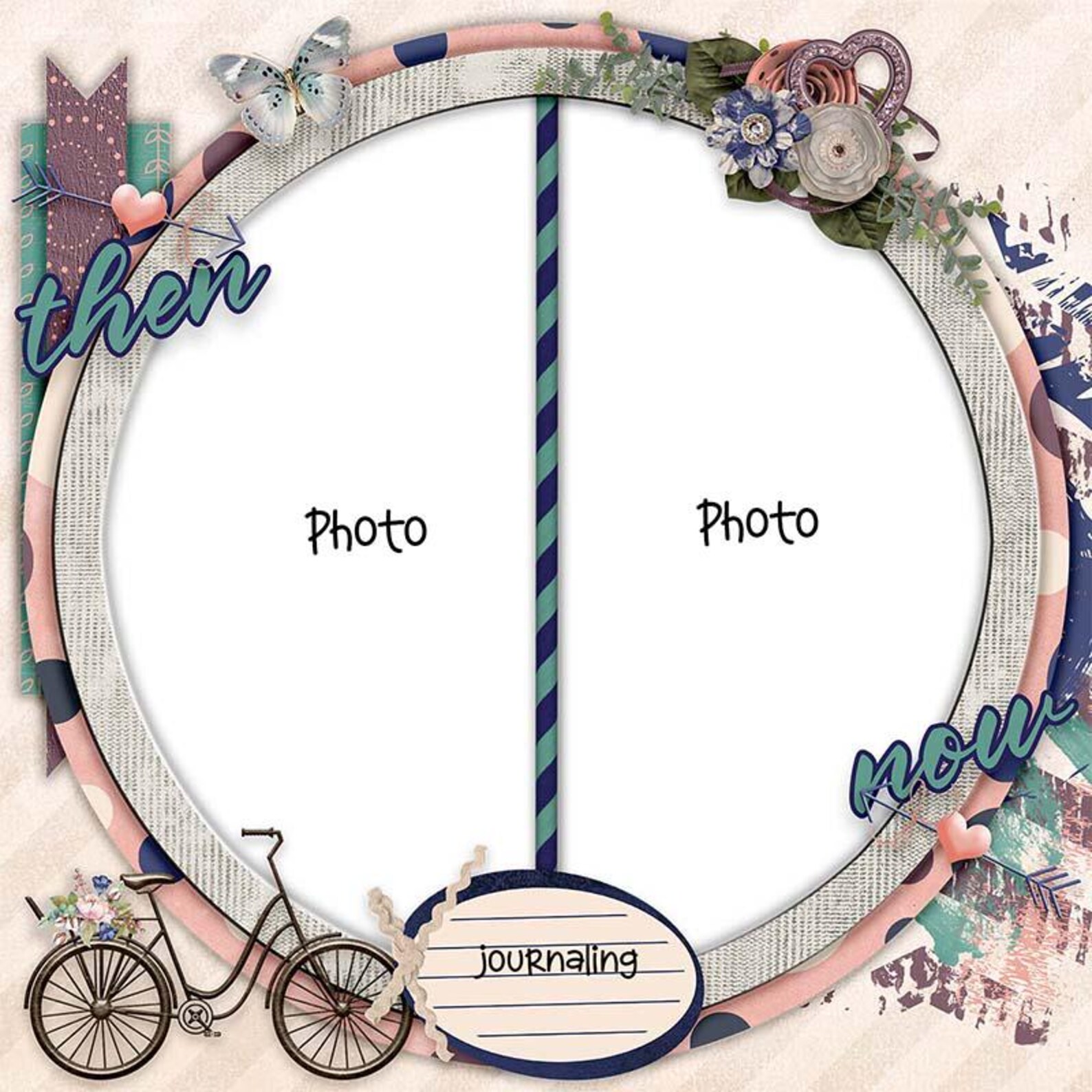 Remember When Quick Pages-12x12 PNG Papers, Digital Scrapbooking - Etsy