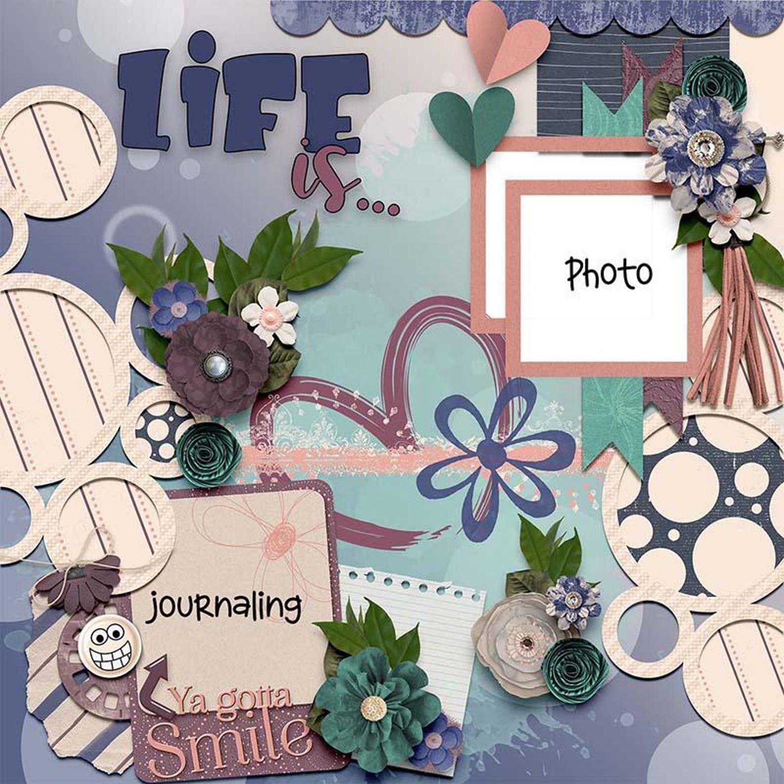 Remember When Quick Pages-12x12 PNG Papers, Digital Scrapbooking - Etsy