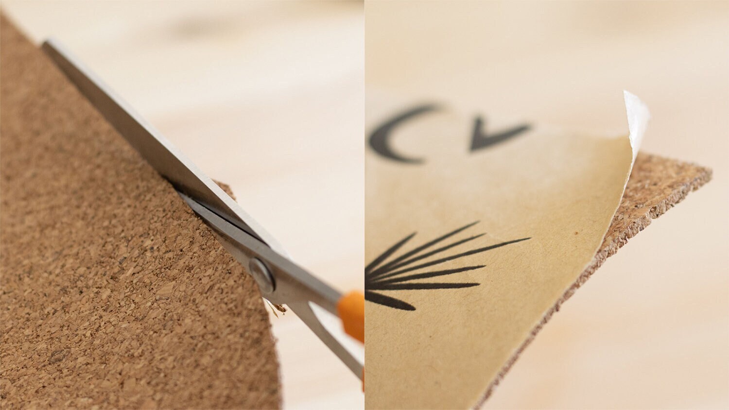 Cork Material With Self-adhesive for Easy Application to | Etsy