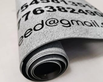 2 x magnetic van signs removable personalised business signage