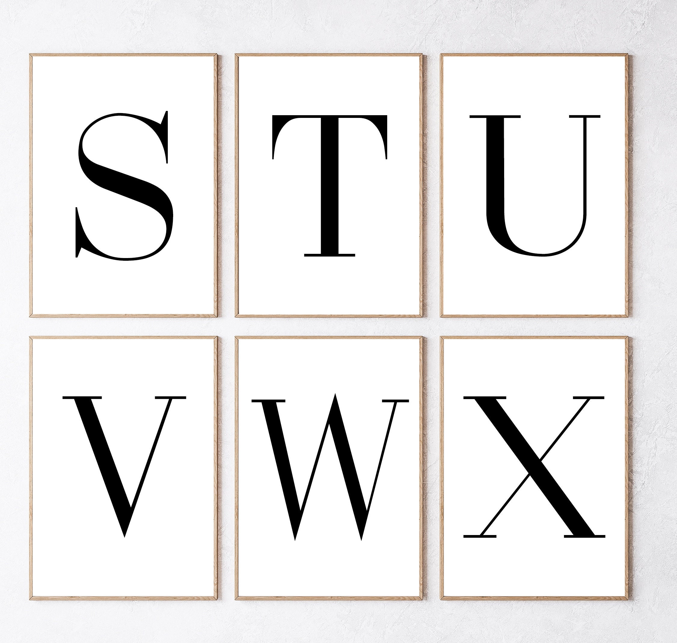 typography letters letters prints initials black letters etsy