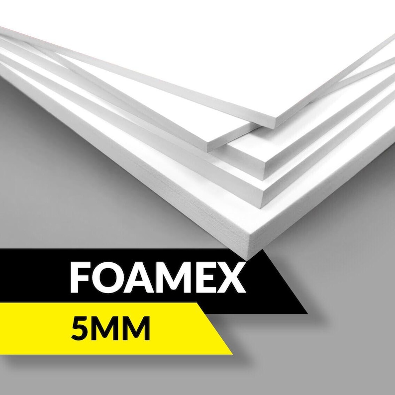 White foam board pvc light weight signage sheet 5mm - 3mm - foamex® board blanks image 2