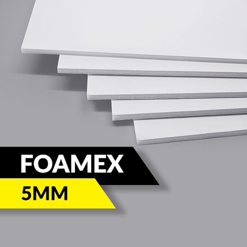 White foam board pvc light weight signage sheet 5mm - 3mm - foamex® board blanks image 3