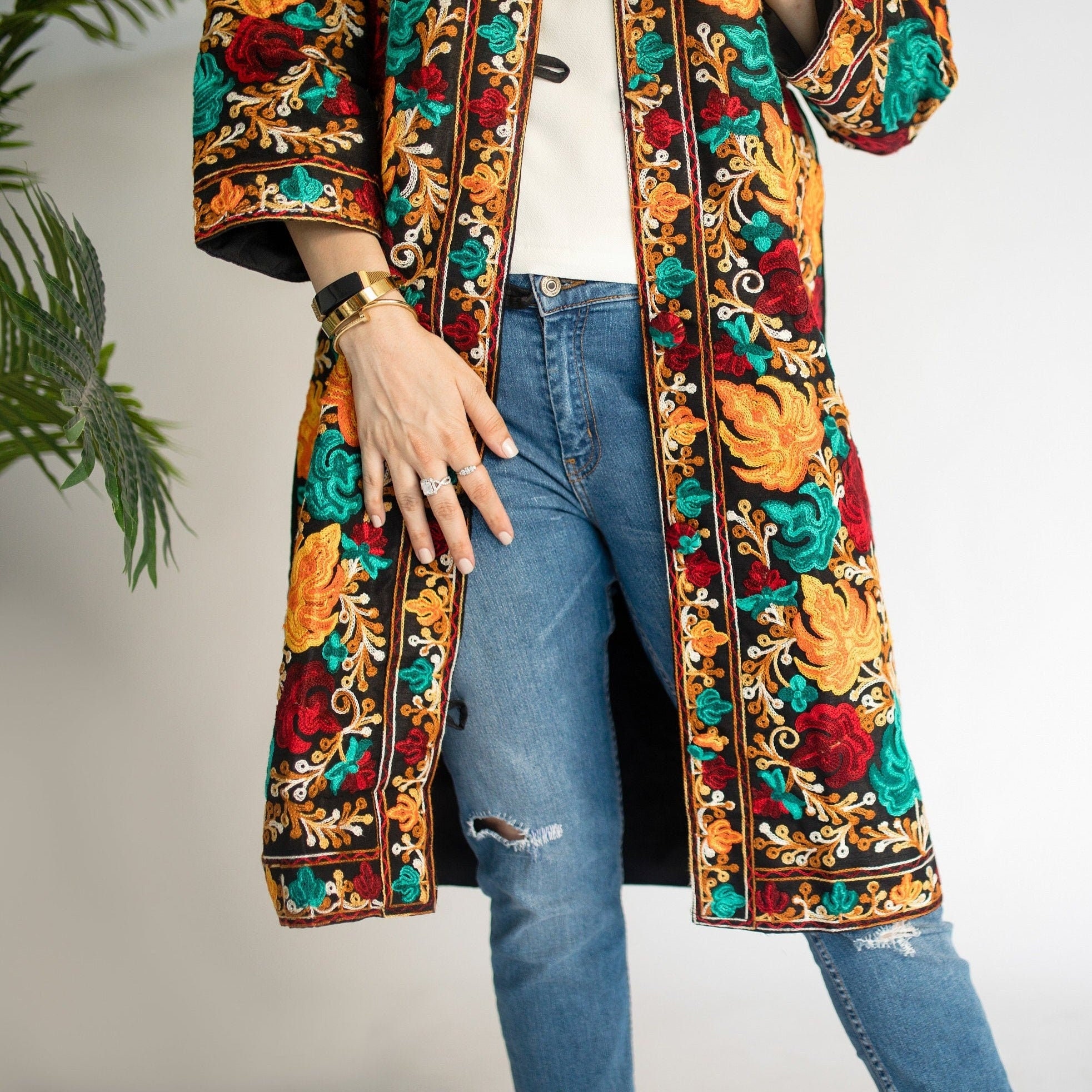 Kavya Hand Embroidered Coat