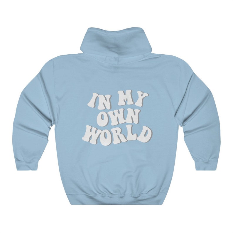 11 Colors Custom 'in My Own World' Hoodies Cool - Etsy