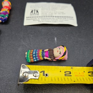 Guatemalan Worry Dolls Hand Made Lot of 6