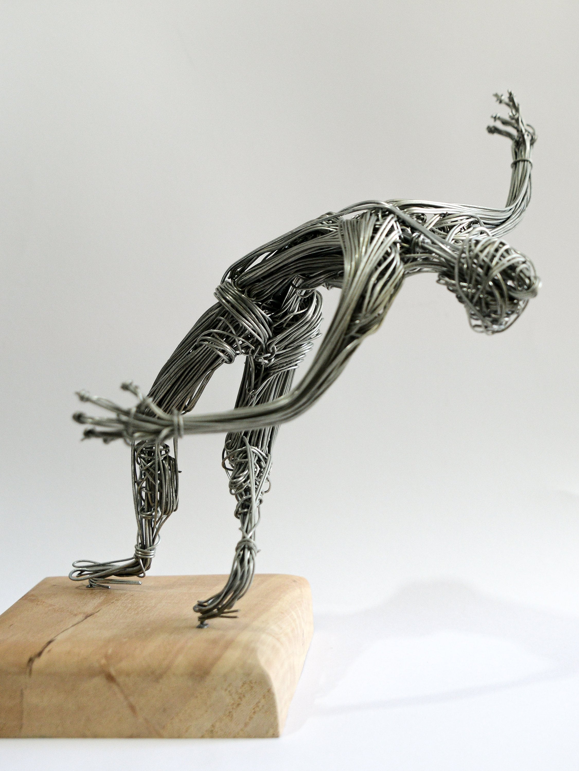 Dancing Man Wire Figurine, Wire Sculpture, Metal Sculpture, Human