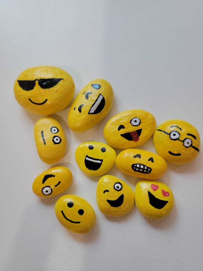 Steine Bemalen Smiley