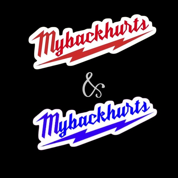 My Back Hurts Milwaukee Svg Etsy