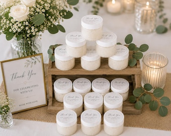 Mini scrub allo zucchero come bomboniere per matrimonio - Regali personalizzati per addio al nubilato - Regali per festa prematrimoniale
