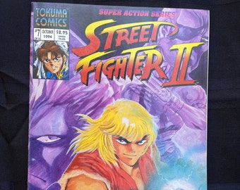 Vintage Street Fighter II, Volume 7, #7, Graphic Novel by Tokuma Comics, October 1994