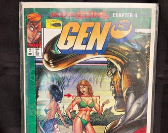 Vintage Gen 13, "Wild Storm Rising", #2, Graphic Novel by Image Comics, In Sealed Sleeve, May 1995