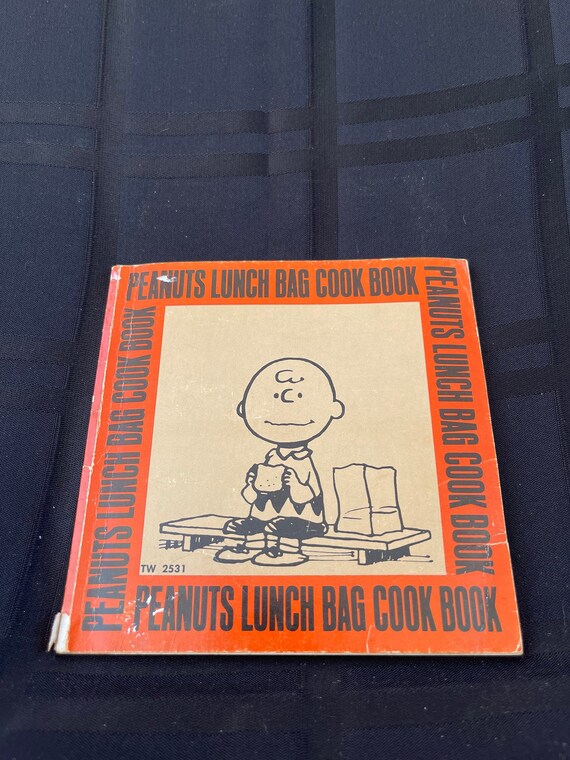 Vintage Peanuts Lunch Bag Cook Book 1st Printing January 1974 Etsy