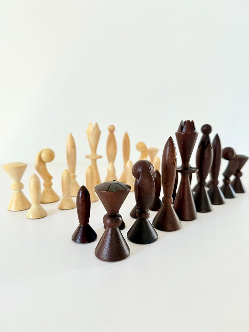Anri Universum Space Age Chess Set Designed by Arthur Elliott, No Board ...