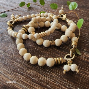 RIVERSTONE JASPER BRACELETS, 3 Styles. Don&#39;t be fooled by their Neutral colour. Solo or Stacked Riverstone makes a dynamic statement.