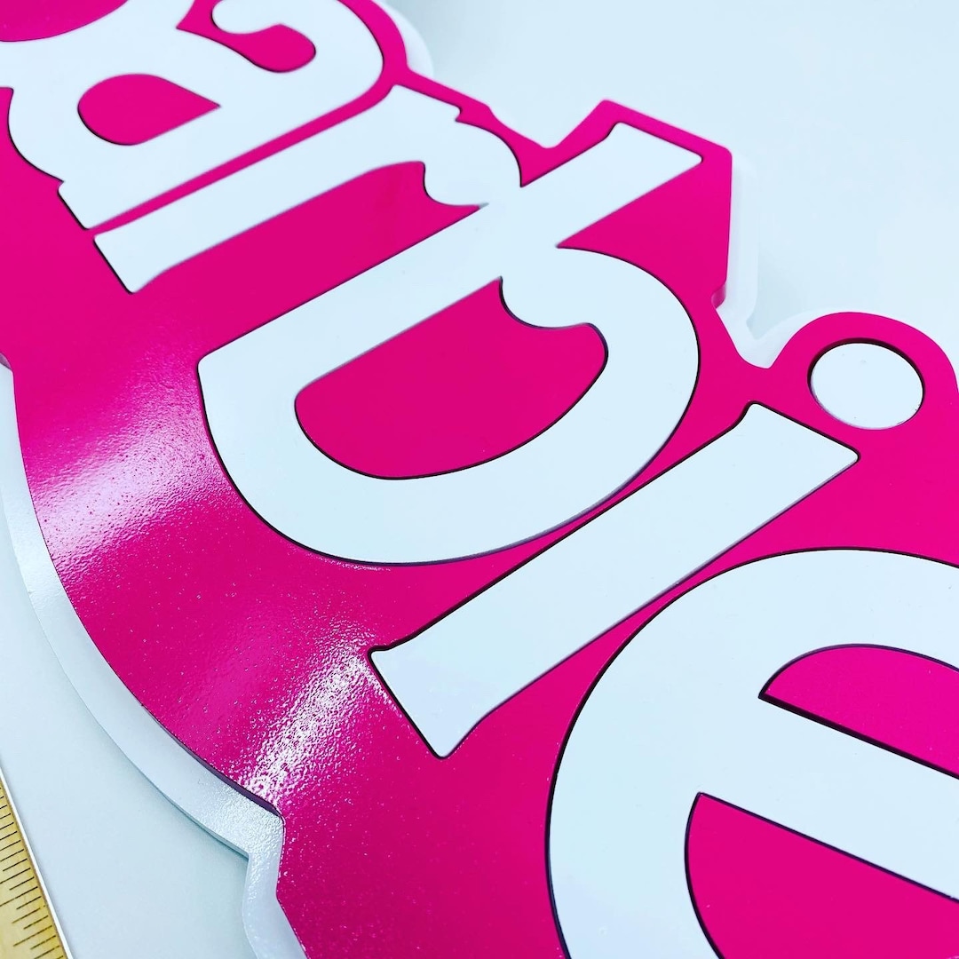 Barbie Sign - Etsy
