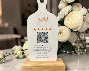 Charcuterie Board Google Review Sign