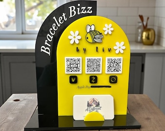 Panneau QR personnalisé à double arche