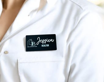 Médaillon magnétique acrylique, impression personnalisée et lettrage 3D