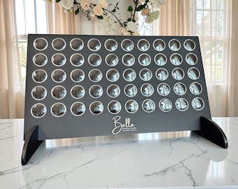 Permanent Jewelry Display Stand with 50 Jars – Acrylic Gem & Charm Organizer for Studios
