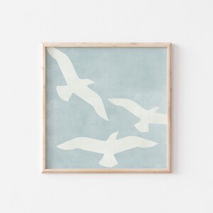 Seagull Wall Art, Bathroom Wall Decor, Seagull Print, Beach Decor, Home Decor, DIGITAL DOWNLOAD