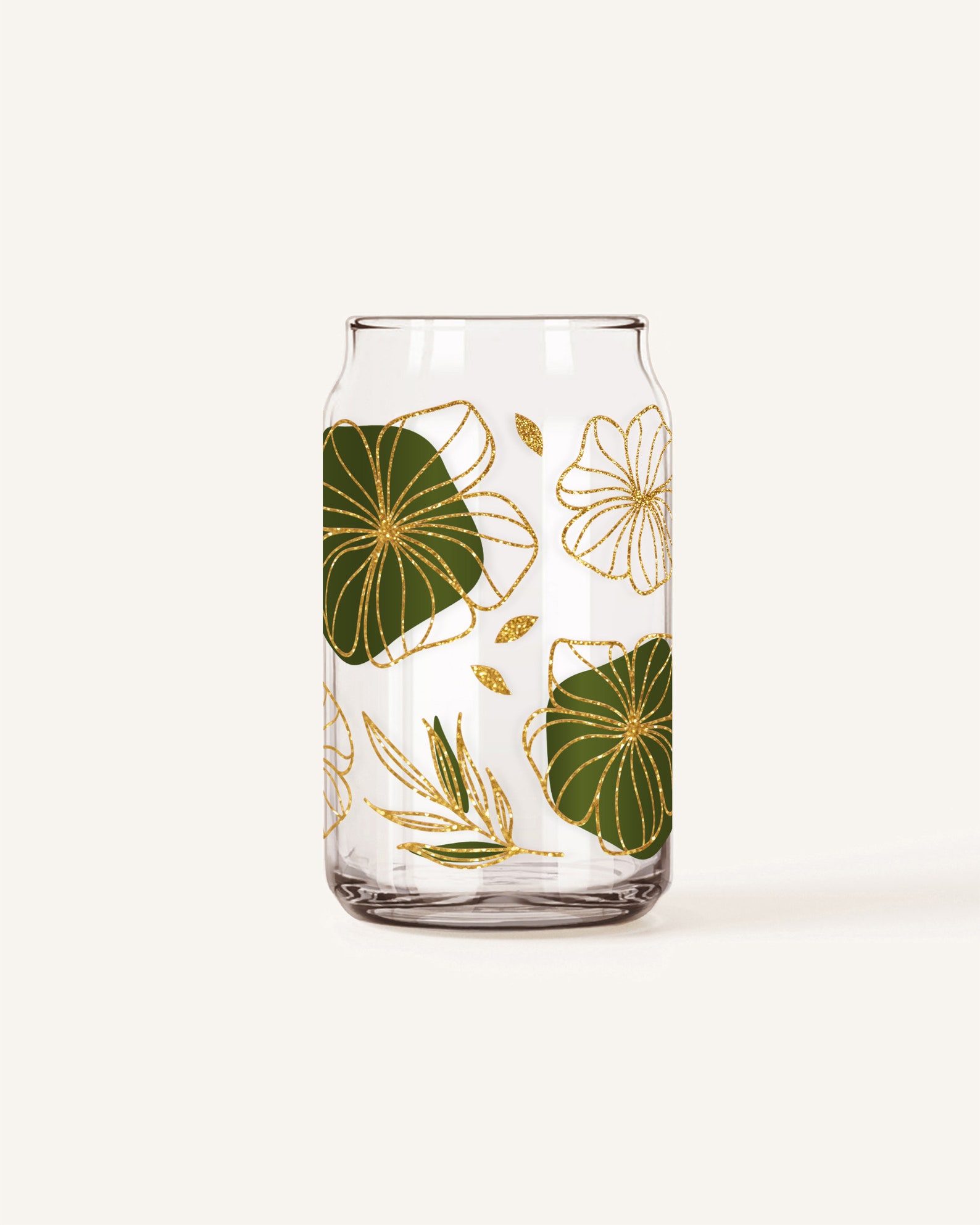 Beer Can Glass Svg Wrap Flower LIBBEY GLASS SVG 16oz Libby - Etsy