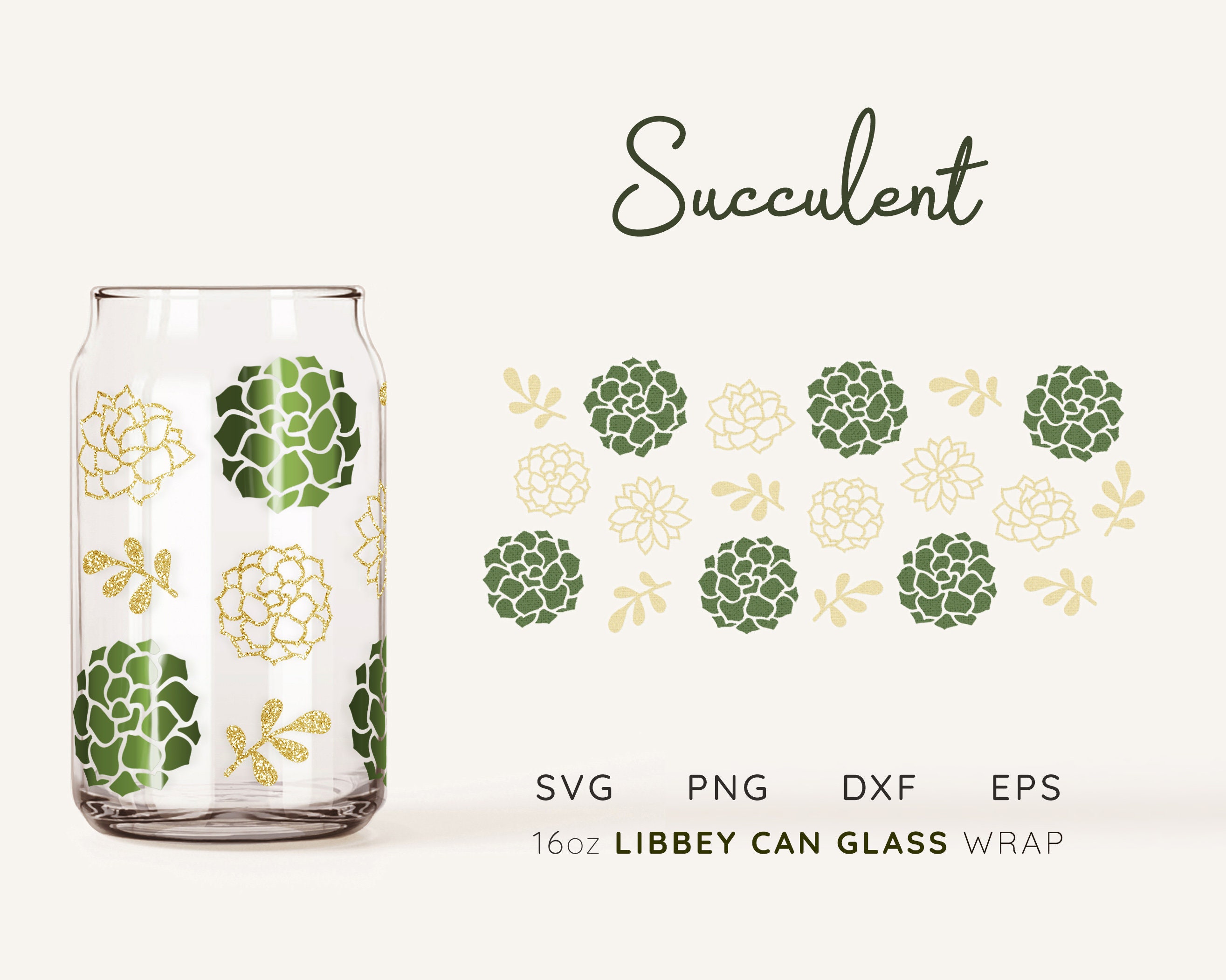 Beer Can Glass SVG Wrap Summer Libby Glass Can Svg Libbey 