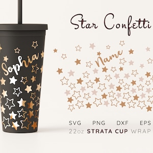Star STRATA TUMBLER SVG 22 oz Strata Cup Svg Strata Cup Full Wrap Svg Starry Strata 22oz Tumbler Wrap Svg Full Wrap for Strata Cup 22 Oz