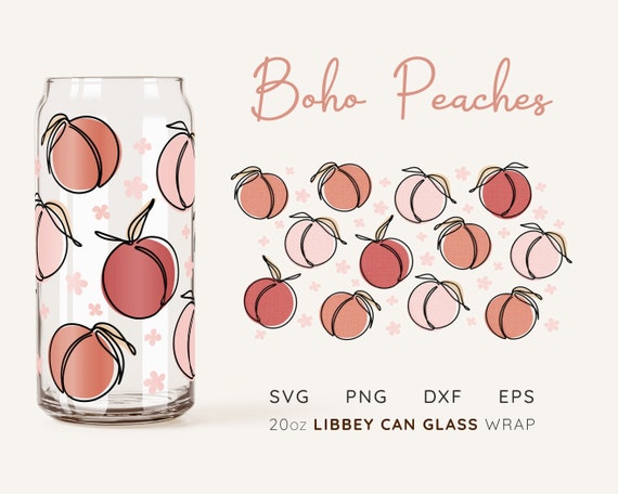 Libbey Glass Svg Beer Can Glass Template Boho Glass Can Svg 
