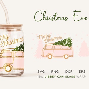 Christmas Beer Can Glass Svg CHRISTMAS SVG For Cup Christmas Libbey Glass Wrap Svg Christmas Glass Can Svg Christmas Glass Can Wrap Svg Cute