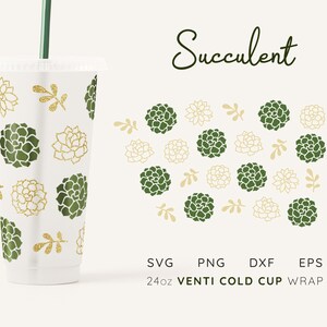 COLD CUP SVG No Hole Cup Wrap Svg Succulent Cold Cup Wrap Svg No Hole Full Wrap Svg No Hole Starbucks Cup Svg Designs No Hole Cold Cup Wrap